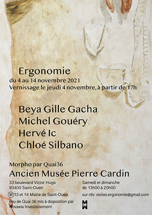 chloe silbano ancien musee pierre cardin Beya Gille Gacha, Michel Gouéy, Hervé Ic